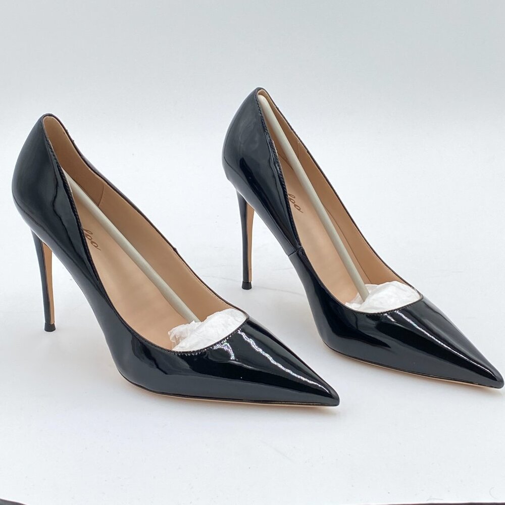 Black Women Formal Pointed Toe Pumps High Heel Sexy Slip On Office Dress Shoes - Picture 4 of 6